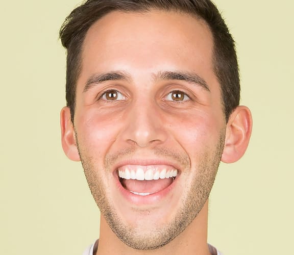 Man with a big smile